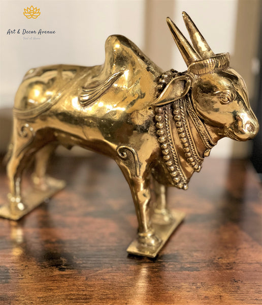 Dhokra handcrafted Brass Nandi