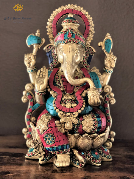 Lotus Ganesha – Art & Decor Avenue